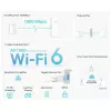 TP-Link TL-WPA7817 KIT adattatore PowerLine 1000 Mbit/s Ethernet LAN Wi-Fi bianco 2 pz.