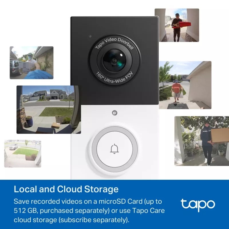 Videocitofono TP-Link Tapo D210 3 MP nero bianco