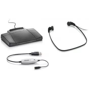 Philips LFH5220 cuffie con filo archetto, in-ear nero, argento
