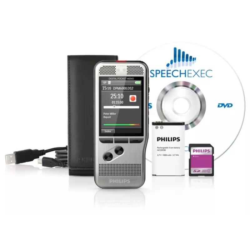 Philips DPM6000 scheda flash nero, argento