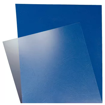 Leitz copertine per rilegatura trasparenti 250my, A4, PVC, trasparente, 210 mm, 297 mm, 100 pz.