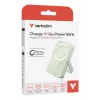Verbatim Charge 'n' Go powerbank wireless magnetica con supporto – 10000 mAh verde
