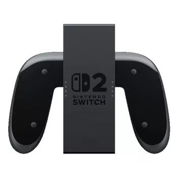 Nintendo Joy-Con 2 impugnatura di ricarica, Nintendo Switch 2, impugnatura controller, nero, trasparente, plastica, Nintendo, Joy-Con 2