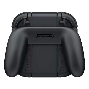 Nintendo Joy-Con 2 impugnatura di ricarica, Nintendo Switch 2, impugnatura controller, nero, trasparente, plastica, Nintendo, Joy-Con 2