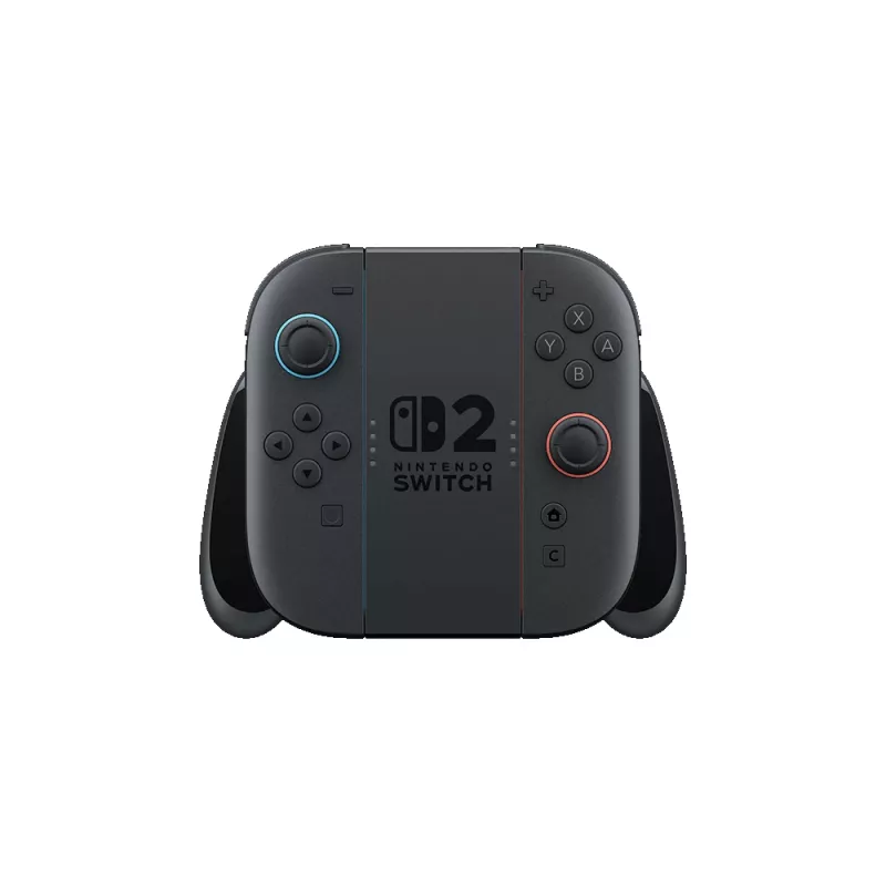 Nintendo Joy-Con 2 impugnatura di ricarica, Nintendo Switch 2, impugnatura controller, nero, trasparente, plastica, Nintendo, Joy-Con 2