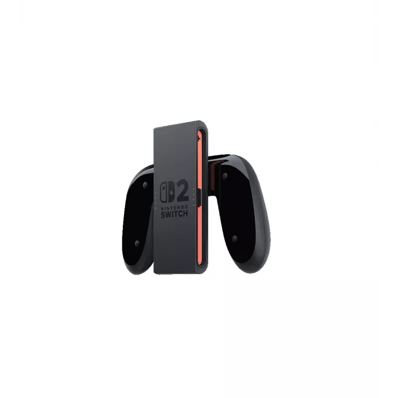 Nintendo Joy-Con 2 impugnatura di ricarica, Nintendo Switch 2, impugnatura controller, nero, trasparente, plastica, Nintendo, Joy-Con 2