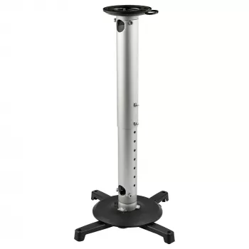 Supporto universale a soffitto per proiettori StarTech.com – montaggio su palo a prova di carichi pesanti, regolabile in altezza/estensibile da 12,7 a 57,77 cm dal soffitto – 15 kg – inclinazione/rotazione – supporto per proiettore sospeso con piastra di fissaggio