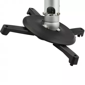 Supporto universale a soffitto per proiettori StarTech.com – montaggio su palo a prova di carichi pesanti, regolabile in altezza/estensibile da 12,7 a 57,77 cm dal soffitto – 15 kg – inclinazione/rotazione – supporto per proiettore sospeso con piastra di fissaggio