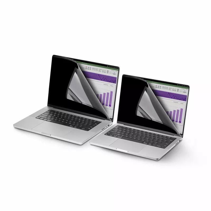 Filtro privacy flip-over per laptop da 13,3 pollici StarTech.com per MacBook Pro, antiriflesso e con riduzione della luce blu, filtro privacy, protezione schermo con angolo di visuale +/- 30°