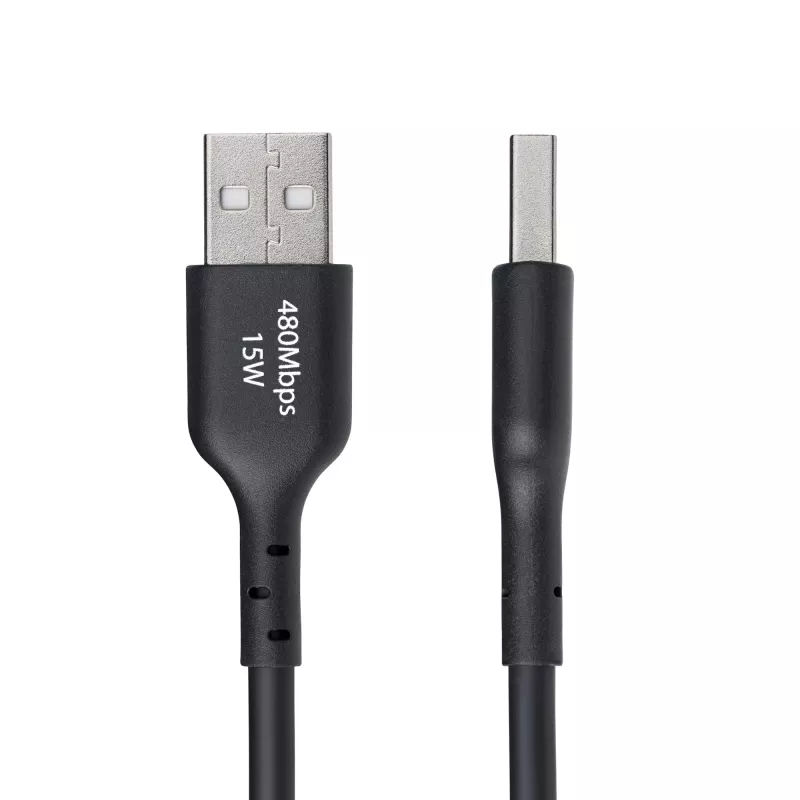 Cavo di ricarica USB-A a USB-C StarTech.com 3 m, ricarica e sincronizzazione, 3A, USB 2.0, guaina TPE – cavo di ricarica USB nero