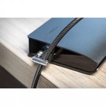 Kit di chiusura per desktop e periferiche Kensington 2.0, 2,44 m, Kensington, chiave, acciaio al carbonio, nero, argento