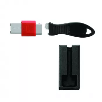 Lucchetto per porta USB Kensington con guardia di sicurezza, nero, 1 pezzo, Taiwan, 60 g