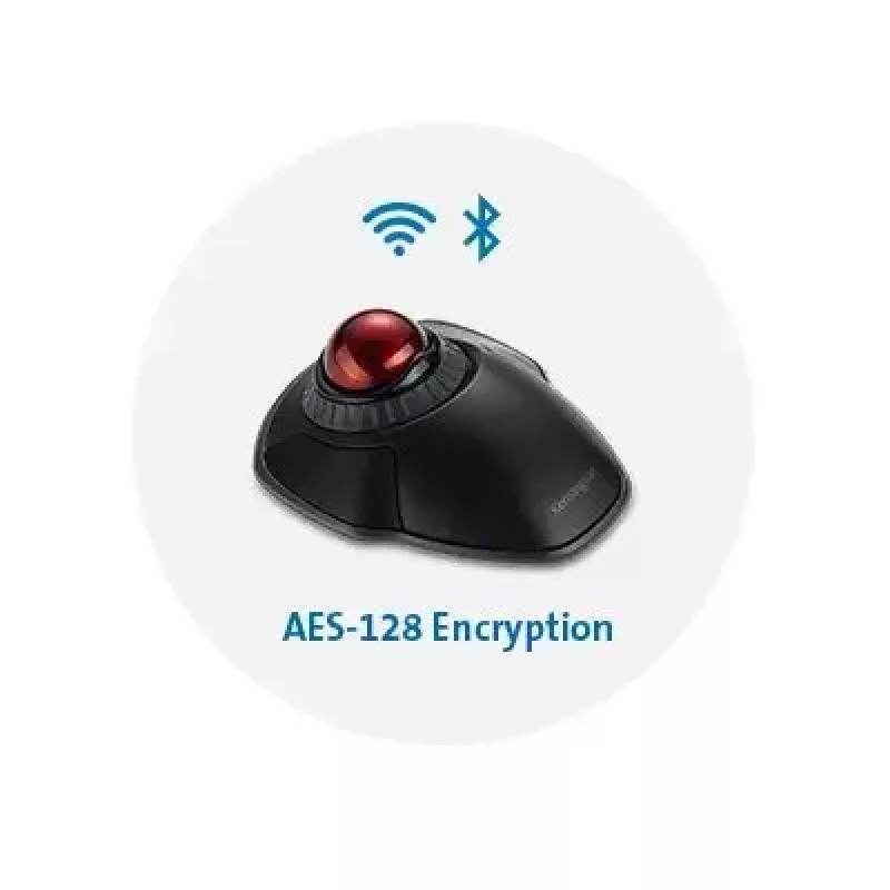 Trackball Kensington Orbit Wireless con anello di scorrimento - nero