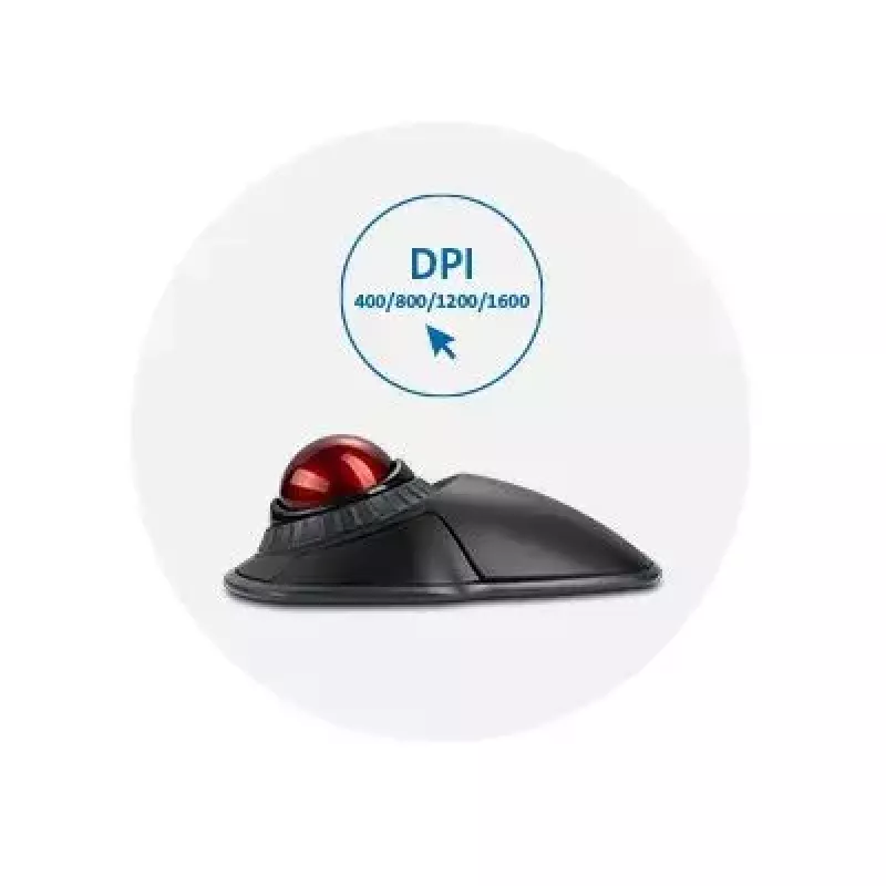 Trackball Kensington Orbit Wireless con anello di scorrimento - nero