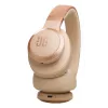 JBL Live 770NC cuffie wireless con archetto chiamate/musica Bluetooth sabbia