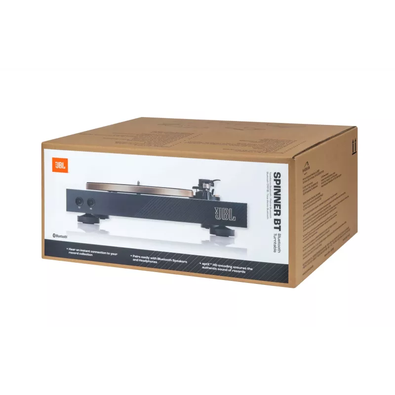 JBL Spinner BT giradischi a trasmissione a cinghia nero, oro