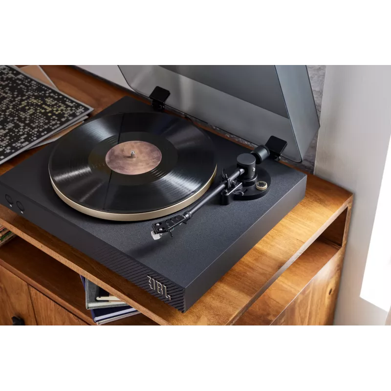 JBL Spinner BT giradischi a trasmissione a cinghia nero, oro