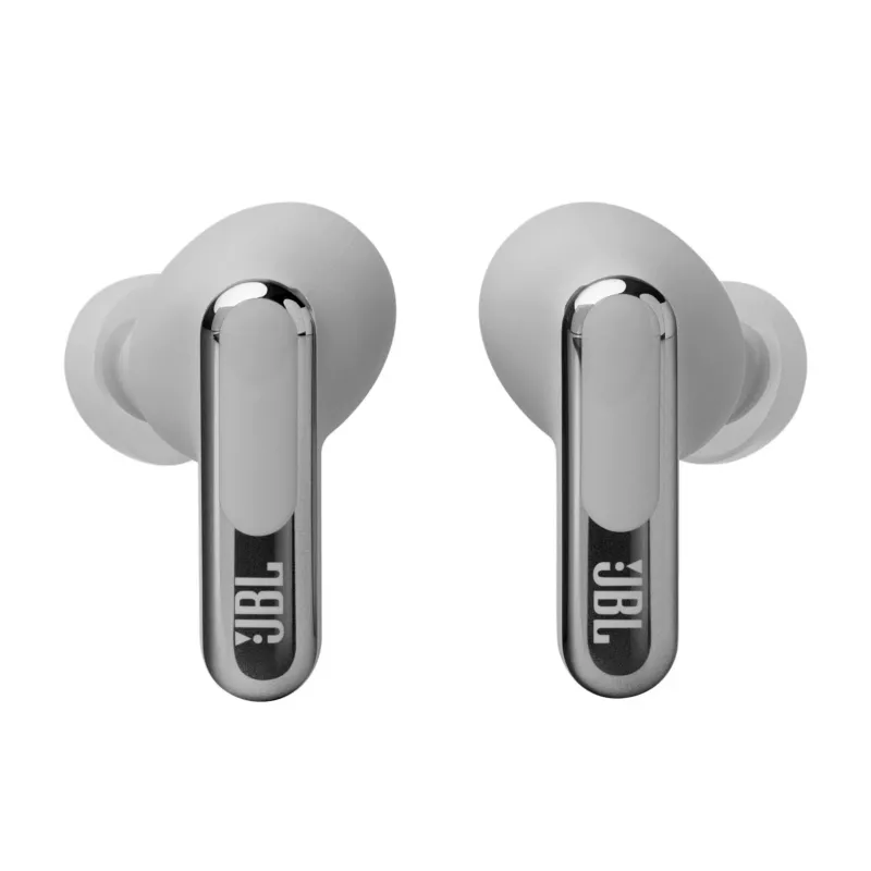 JBL Live Beam 3 cuffie wireless in-ear chiamate/musica/sport/quotidiano Bluetooth argento