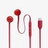 JBL Tune 305C Headset con filo In-Ear Chiamate/Musica USB Type-C Rosso