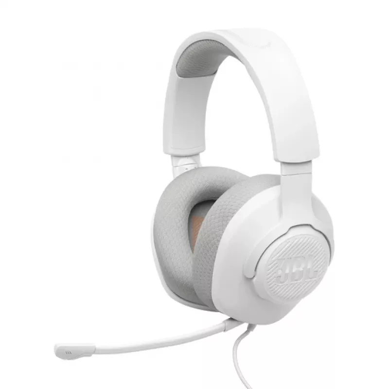 JBL Quantum 100M2 Headset con filo Archetto Gaming Bianco