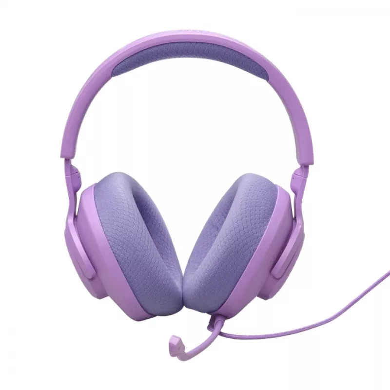 Headset gaming over-ear con filo JBL Quantum 100M2 — circumaurale, 20–20000 Hz, cavo 1,2 m, viola