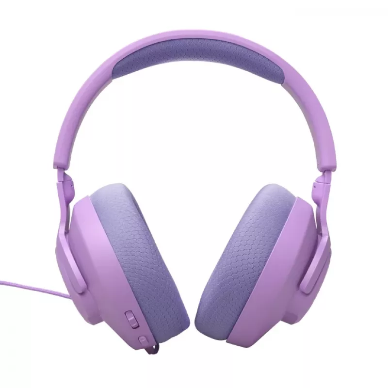 Headset gaming over-ear con filo JBL Quantum 100M2 — circumaurale, 20–20000 Hz, cavo 1,2 m, viola