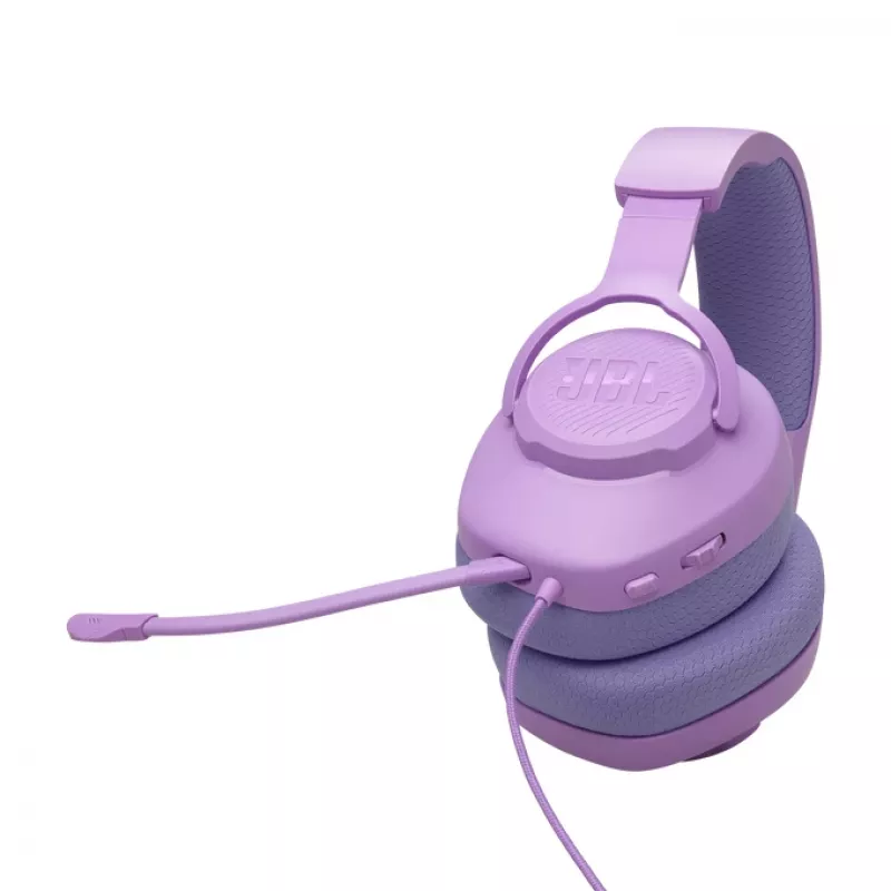 Headset gaming over-ear con filo JBL Quantum 100M2 — circumaurale, 20–20000 Hz, cavo 1,2 m, viola