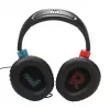 JBL Quantum 100N Headset con filo Archetto Gaming Blu, Rosso