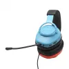 JBL Quantum 100N Headset con filo Archetto Gaming Blu, Rosso
