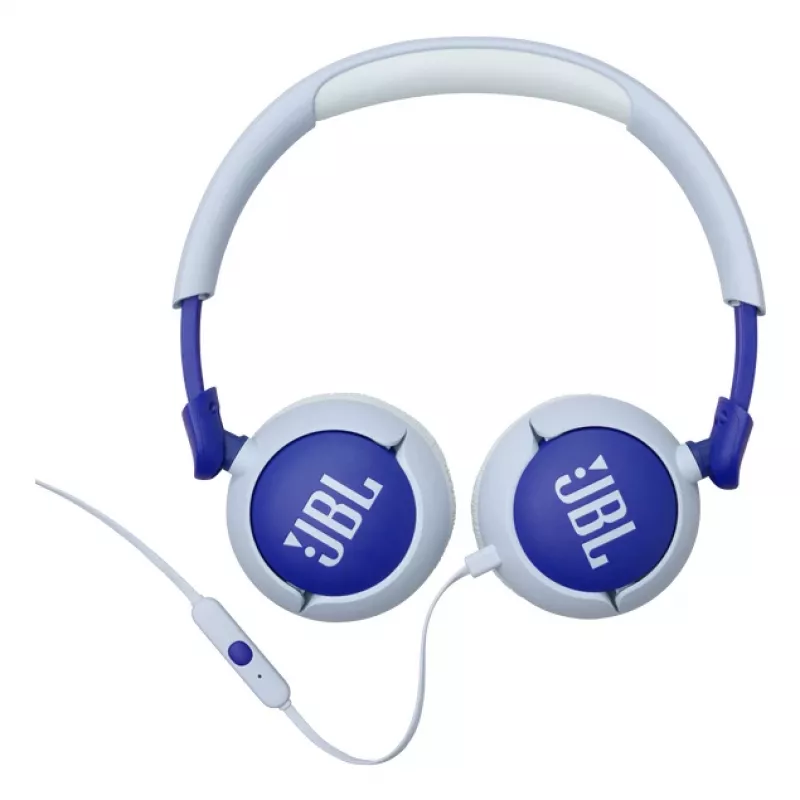 JBL Junior 320 Headset con filo Archetto Chiamate/Musica Blu