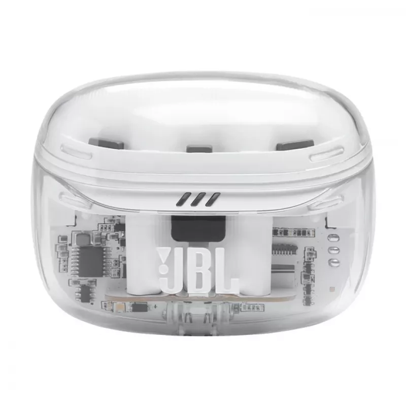 JBL Tune Beam 2 Ghost Edition Headset Wireless In-Ear Musica/Quotidiano Bluetooth Bianco