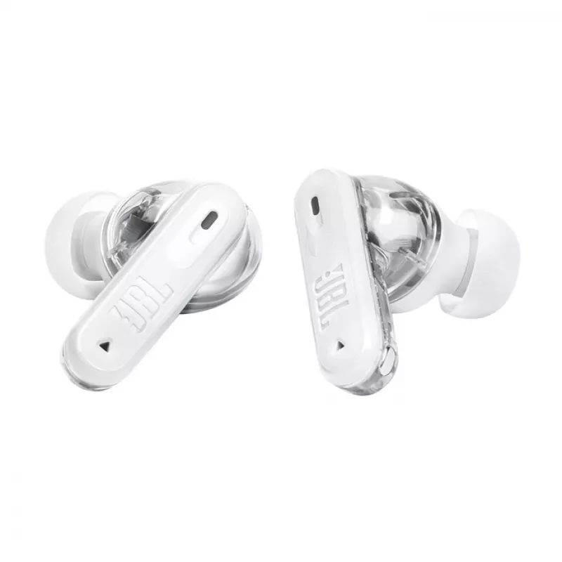 JBL Tune Beam 2 Ghost Edition Headset Wireless In-Ear Musica/Quotidiano Bluetooth Bianco
