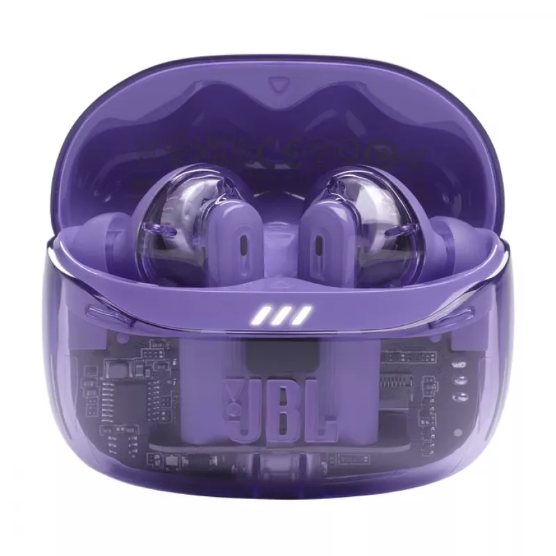 JBL Tune Beam 2 Ghost Edition Headset Wireless In-Ear Musica/Quotidiano Bluetooth Viola