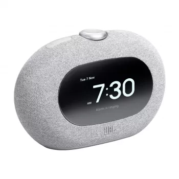 Radio orologio JBL Horizon-3 — DAB/DAB+/FM, 5 W RMS, display LCD, 65–20000 Hz, volume con manopola, Grigio