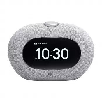 Radio orologio JBL Horizon-3 — DAB/DAB+/FM, 5 W RMS, display LCD, 65–20000 Hz, volume con manopola, Grigio