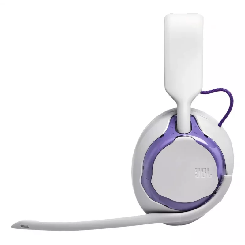 JBL Quantum 250 Headset con filo Archetto Gaming Viola, Bianco