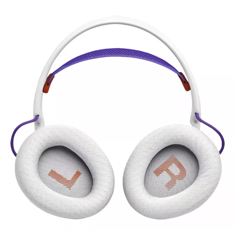 JBL Quantum 250 Headset con filo Archetto Gaming Viola, Bianco