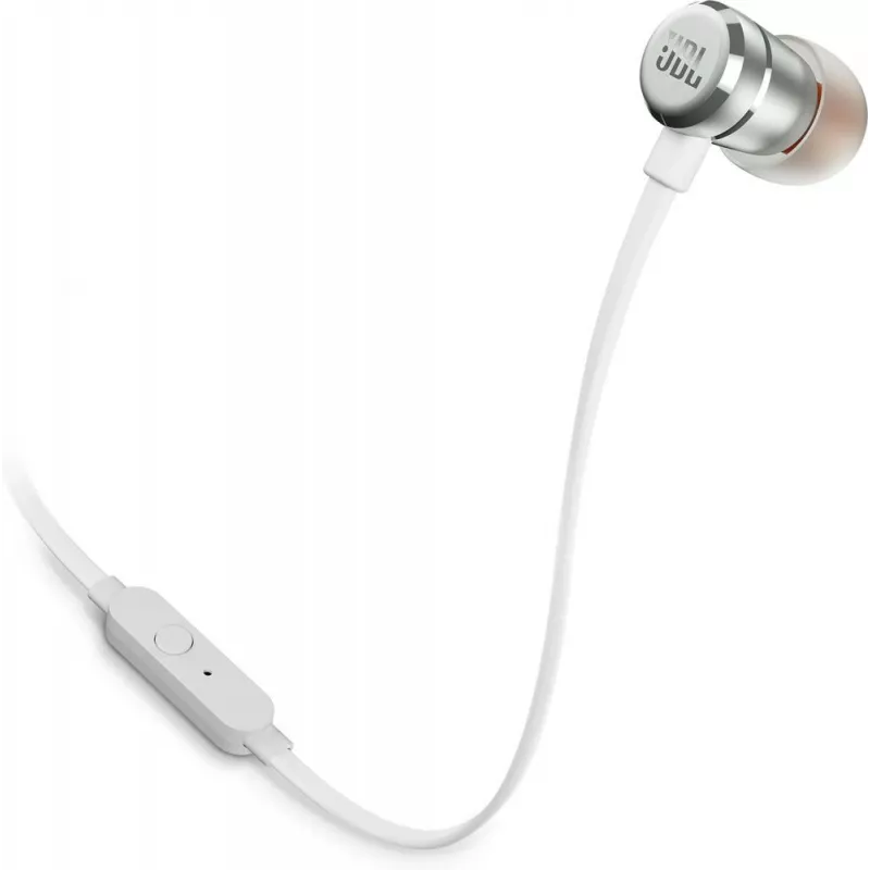 JBL T290 Headset con filo In-Ear Chiamate/Musica Argento