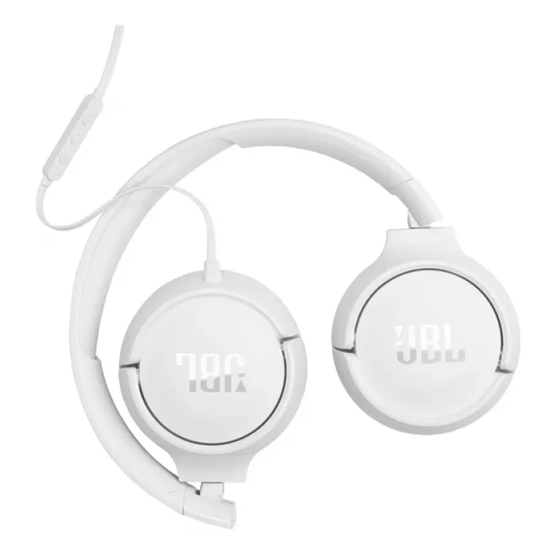 JBL Tune 520C USB-C Cuffie con filo Archetto Chiamate/Musica USB Type-C Bianco