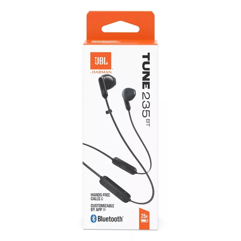 JBL Tune 235BT Headset Wireless In-Ear Chiamate/Musica Bluetooth Nero