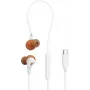 JBL Endurance Run 3C USB C Headset con filo In-Ear Sport USB Type-C Marrone, Bianco