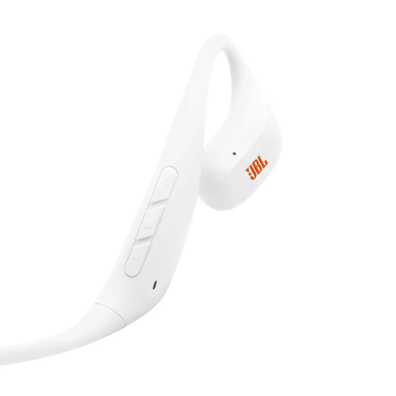 Headset JBL Endurance Pace Wireless Open-ear Sport Bluetooth USB Type-C Bianco, 20–20000 Hz, 120 g