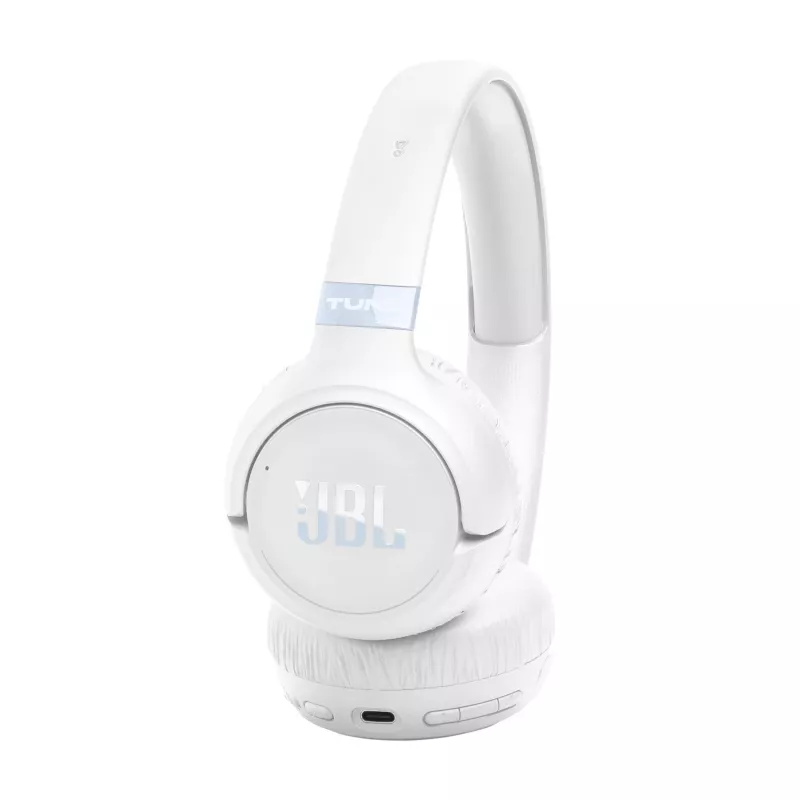 JBL Tune 680NC cuffie con filo e wireless con archetto chiamate/musica USB Type-C Bluetooth bianco