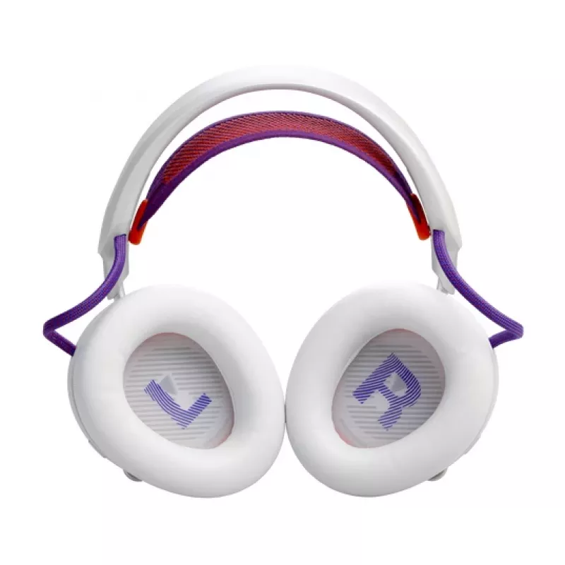 JBL Quantum 950 cuffie wireless con archetto gaming USB Type-C Bluetooth stazione di ricarica arancione, argento, bianco