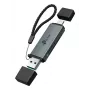 Lettore di schede TP‑LINK UA430D USB 3.1 — supporto MicroSD/SD, 200 Mbit/s, nero, 75×22,9×9,3 mm