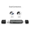 Lettore di schede TP‑LINK UA430D USB 3.1 — supporto MicroSD/SD, 200 Mbit/s, nero, 75×22,9×9,3 mm