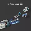 Lettore di schede TP‑LINK UA430D USB 3.1 — supporto MicroSD/SD, 200 Mbit/s, nero, 75×22,9×9,3 mm