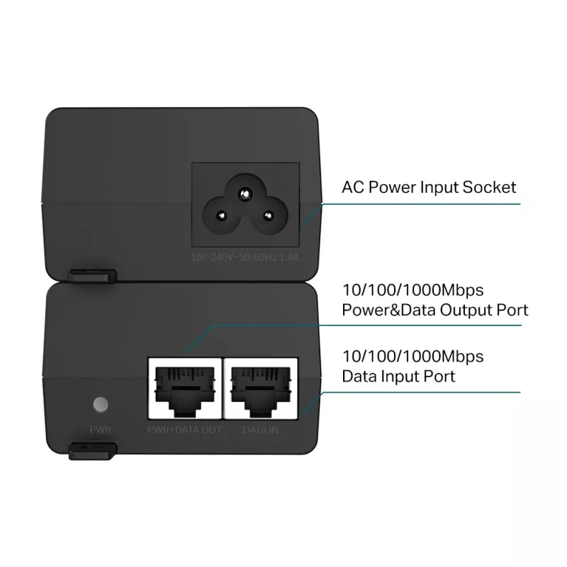 Iniettore PoE+ TP-Link TL-PoE160S