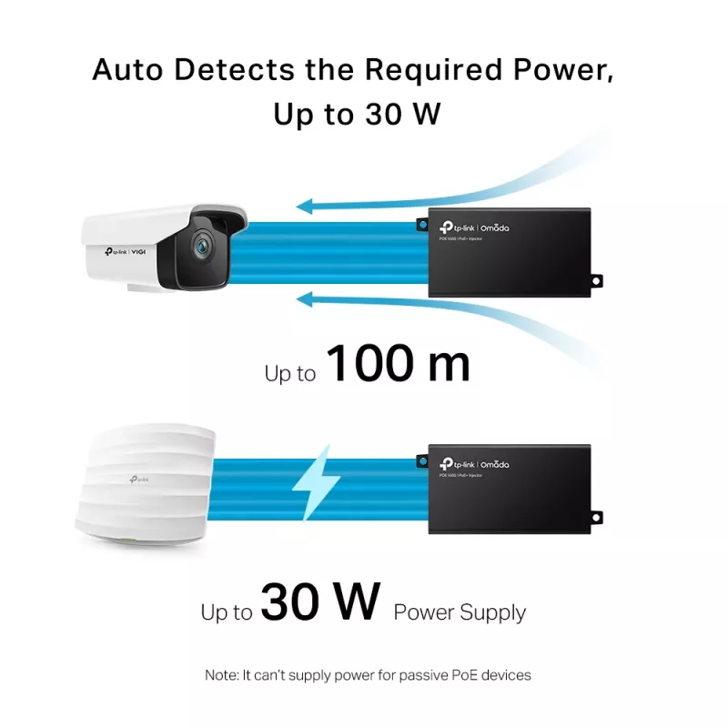Iniettore PoE+ TP-Link TL-PoE160S