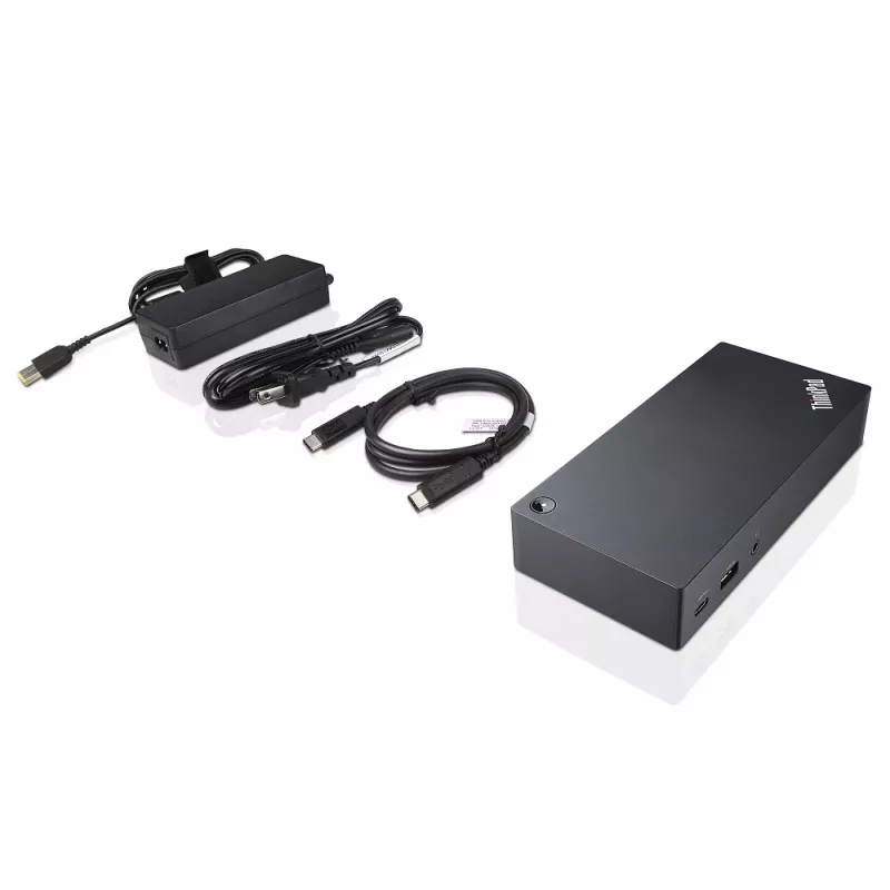 Lenovo 40A90090IT docking station/replicatore di porte per laptop con filo USB 3.2 Gen 1 (3.1 Gen 1) Type-C nero